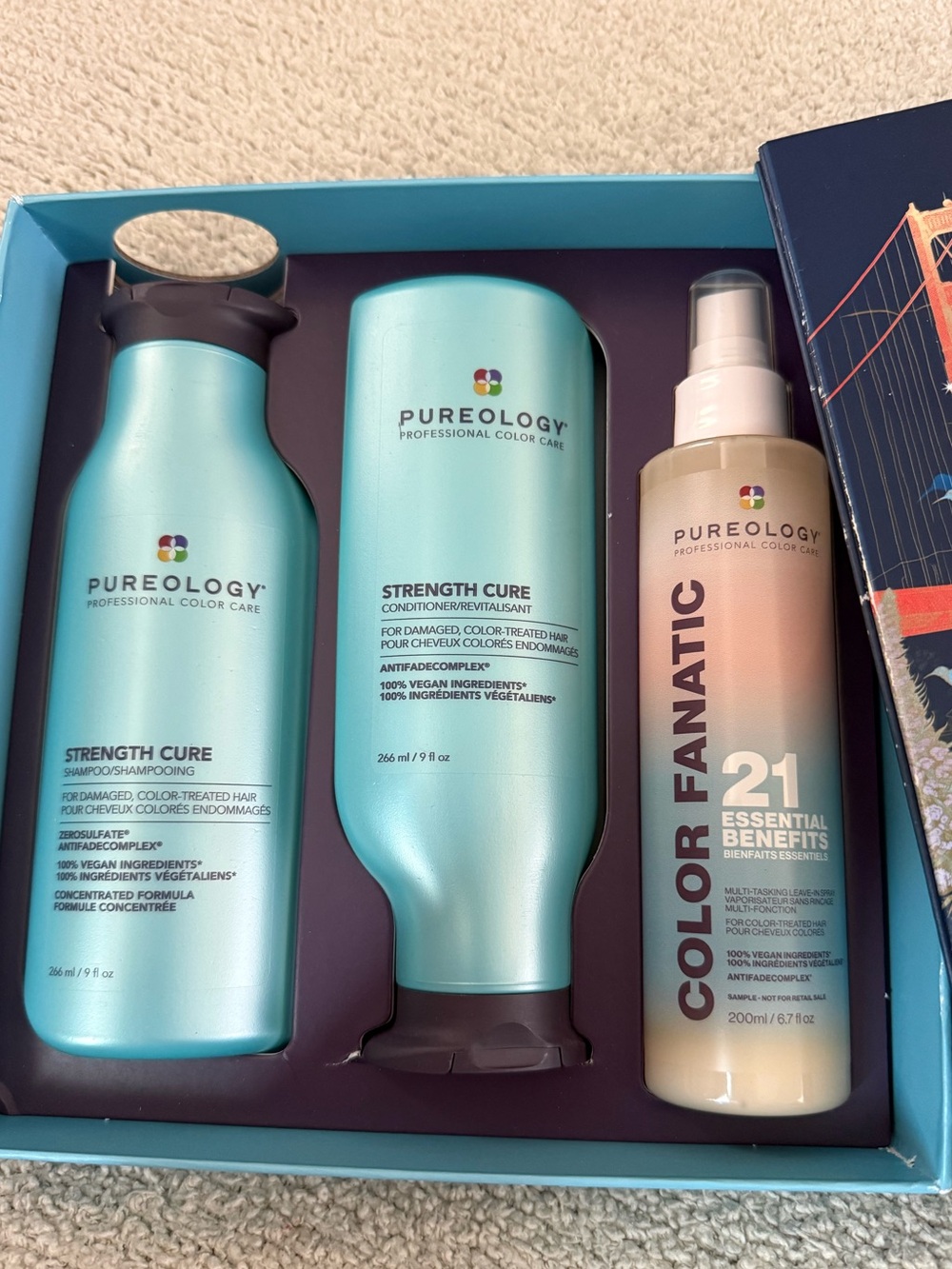 Pureology Strength Cure Set Daily DamageProtection Hair Care Set NEW